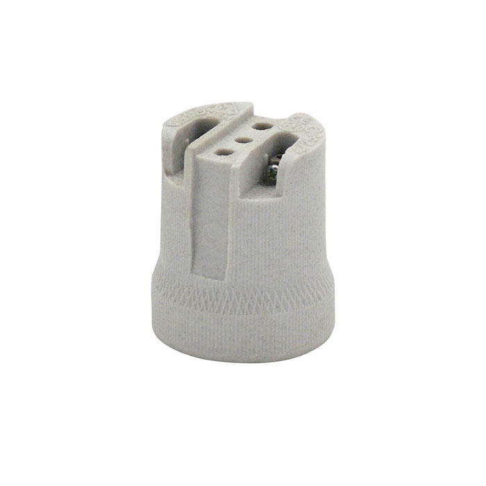 094-003-0002 E27 PORCELAIN LAMP HOLDER IRON